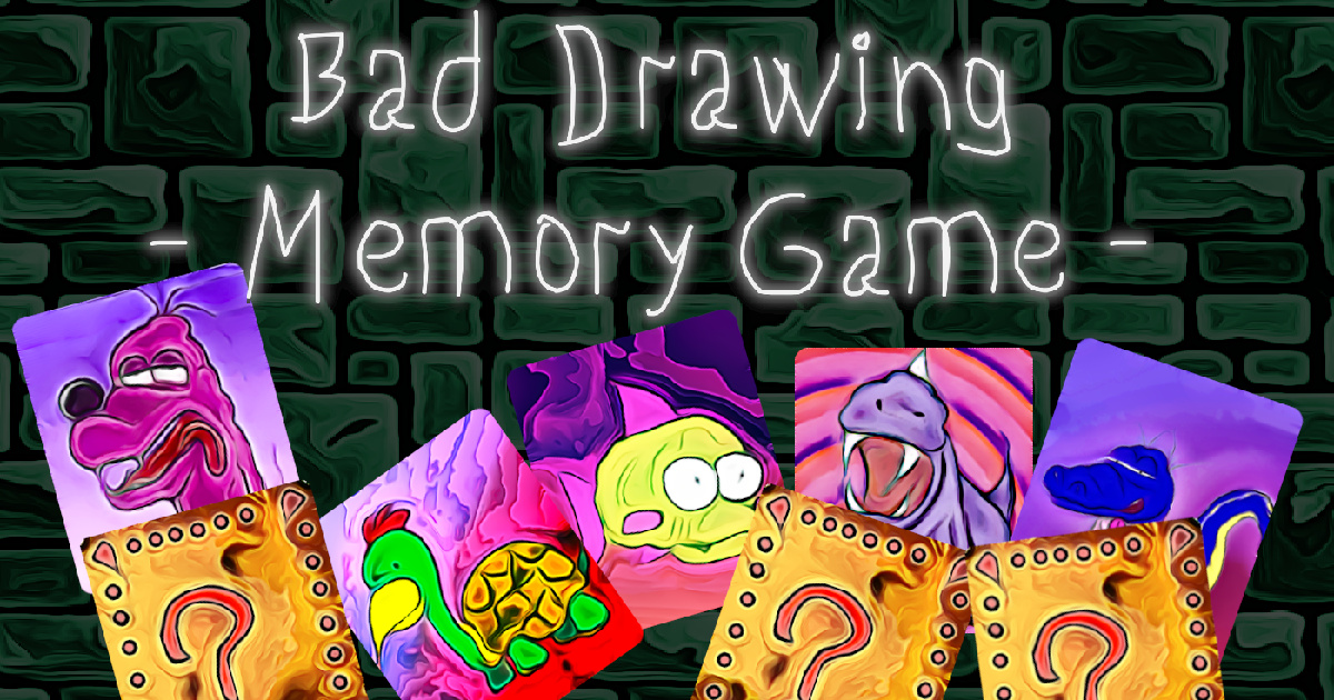 Imagen Bad Drawing Memory Game