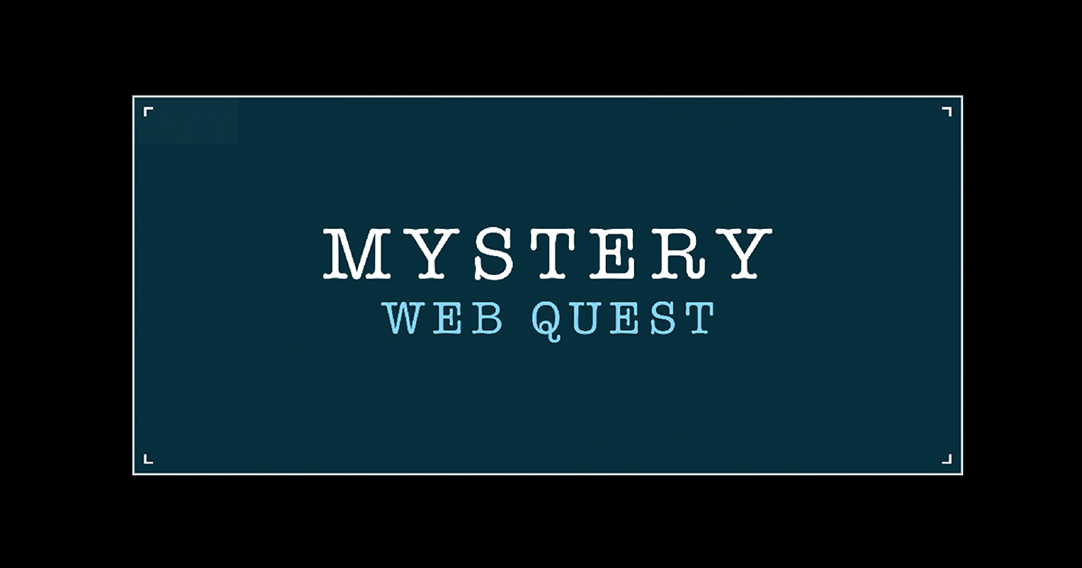 Imagen Mystery Web Quest