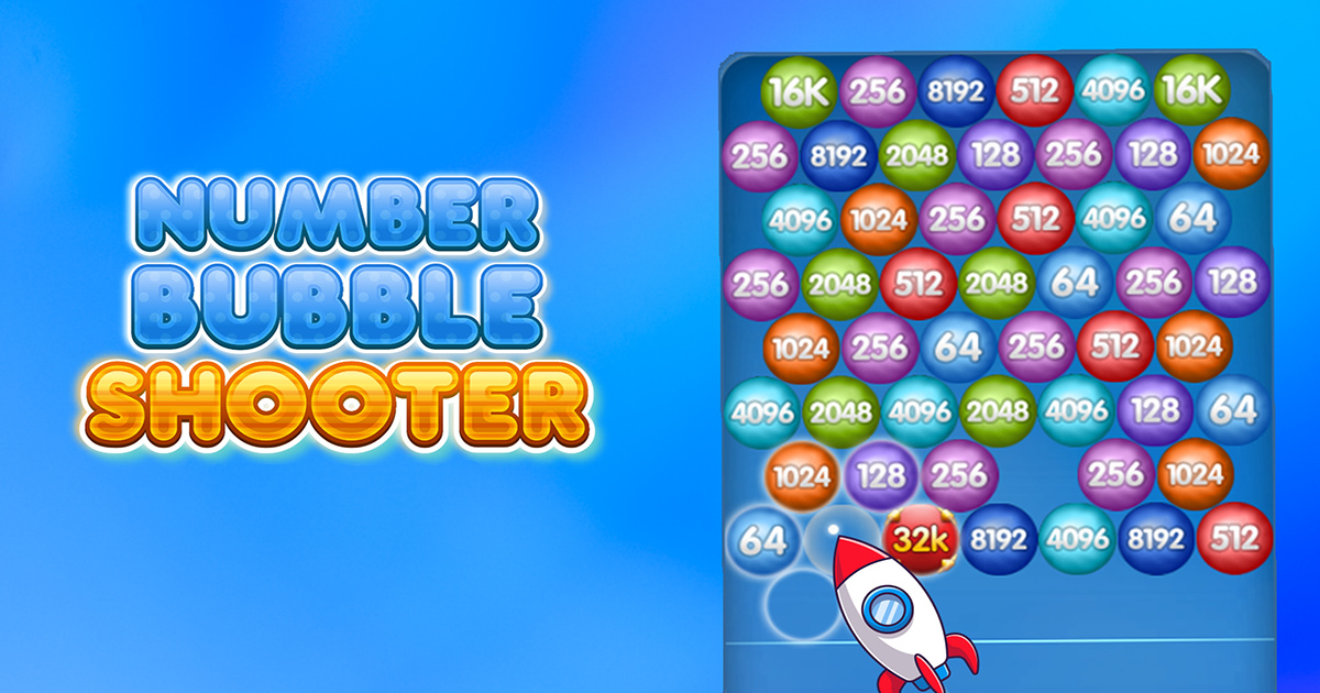Imagen Number Bubble Shooter