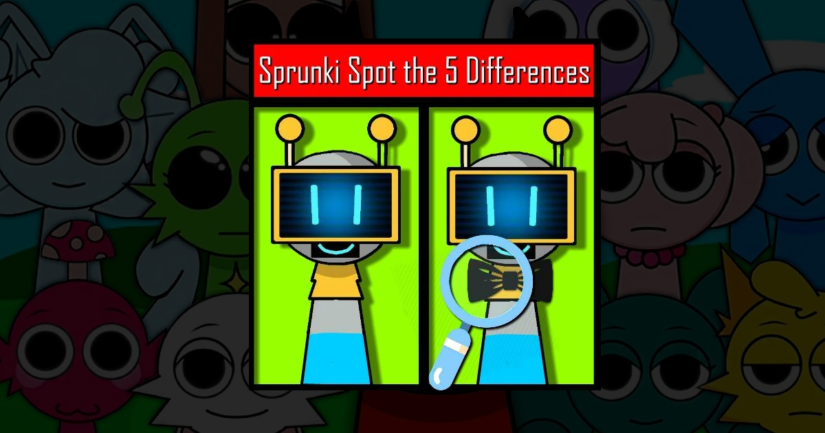 Imagen Sprunki Difference and Sing